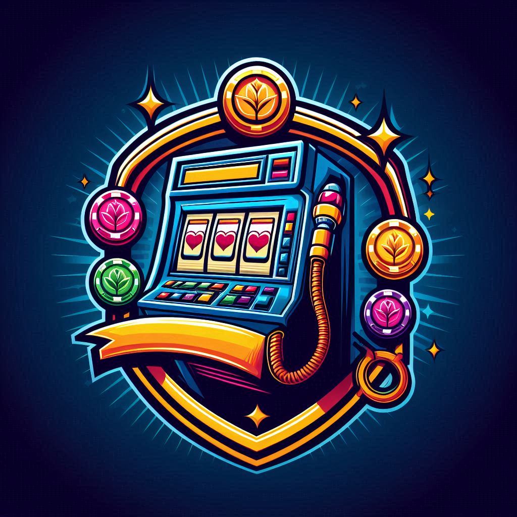 a cartoon style image of a slot gaming machine